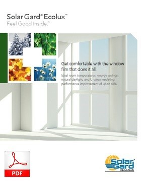 Solar Gard's Ecolux Window Film for Solar Protection & Safety